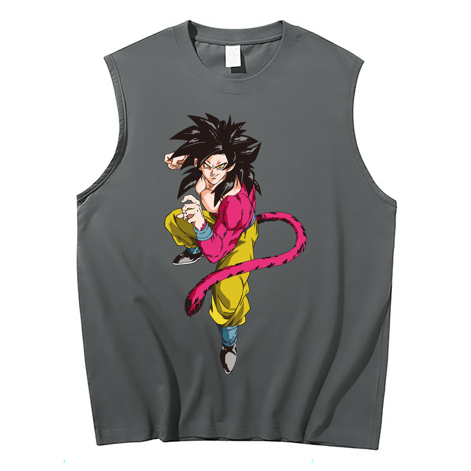 （画像用） ドラゴンボール 孫悟空（そん ごくう）Son Goku カカロット DRAGON BALL Kakarotto コットン100％タンクトップ（フロントプリント）
